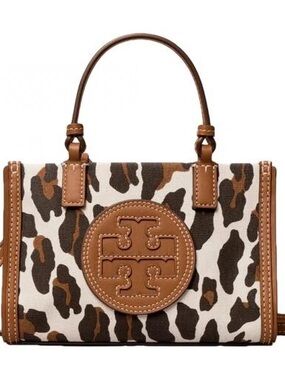 Tory Burch Ella Mini Tote | Leopard